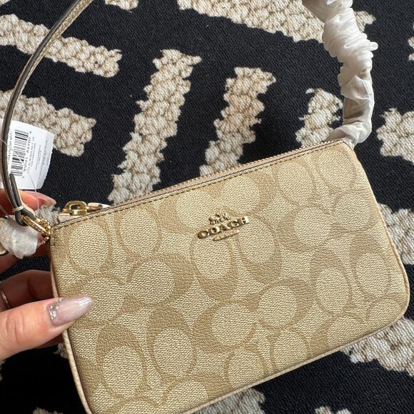 Coach Handbags - Coach Signature Mini Bag: Timeless Chic in Beige